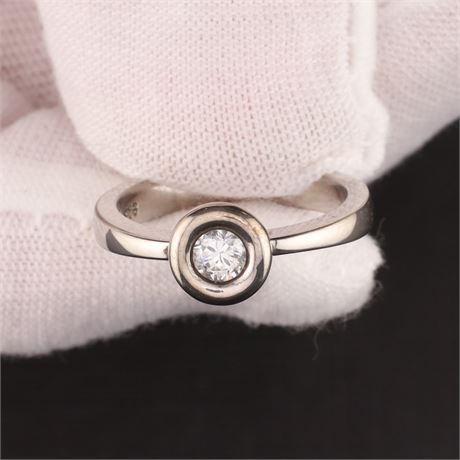 Ring Zirkonia, Silber 925, Weite 50 - ID: 3877-JWG