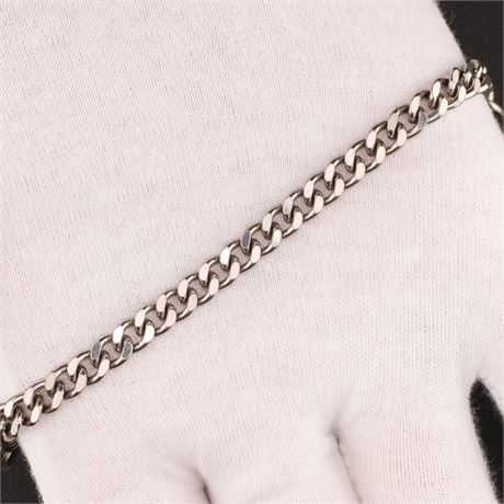 Armband Panzer 22cm, Silber 925 - ID: 3235-JWG