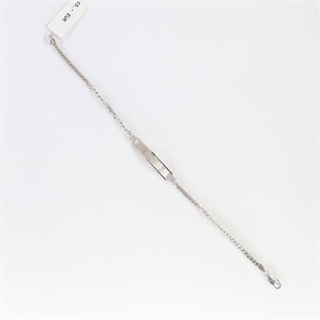 Armband 19cm Panzer, Silber 925 - ID: 295-JWG