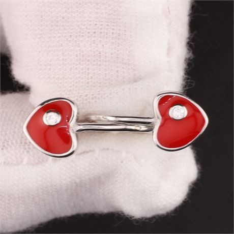Ohrbouton Zirkonia, Silber 925 - ID: 4552-JWG