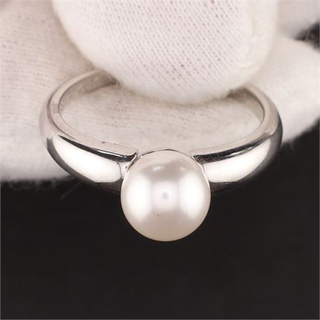 Ring X-Pearl, Silber 925, Weite 58 - ID: 3197-JWG