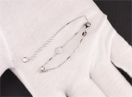Armband Zirkonia, Silber 925 - ID: 5306-JWG