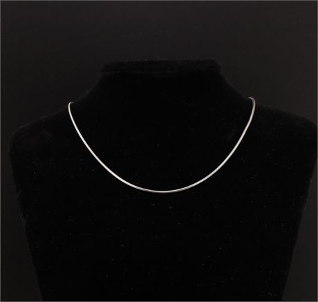 Schlangenkette 42cm, Silber 925 - ID: 4598-JWG