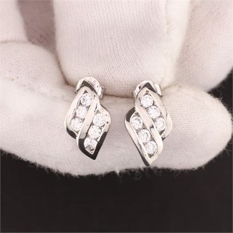 Ohrstecker Zirkonia, Silber 925 - ID: 4693-JWG