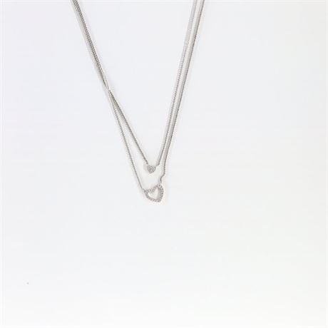 Kette mit White, Silber 925 - ID: 339-JWG
