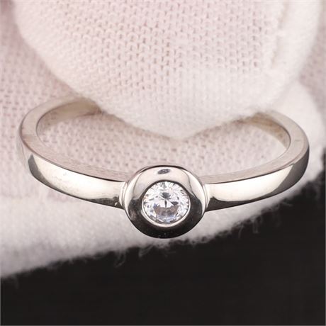 Ring Zirkonia, Silber 925, Weite 52 - ID: 5292-JWG