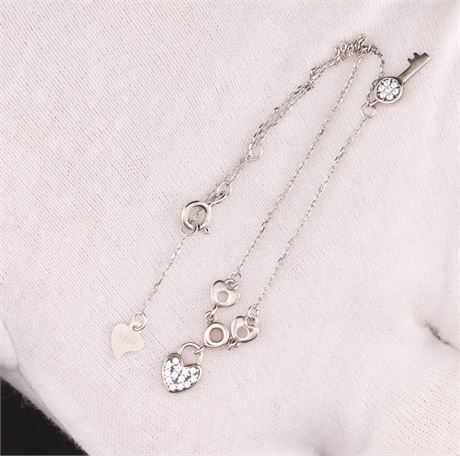 Armband Zirkonia, Silber 925 - ID: 5300-JWG