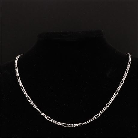 Figarokette 45cm, Silber 925 - ID: 3708-JWG