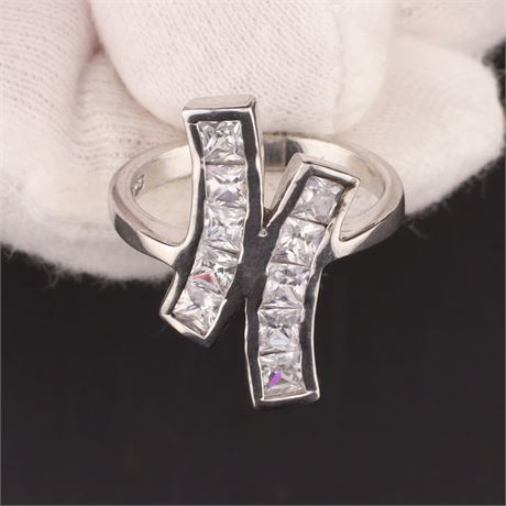 Ring Zirkonia, Silber 925, Weite 55 - ID: 514-JWG
