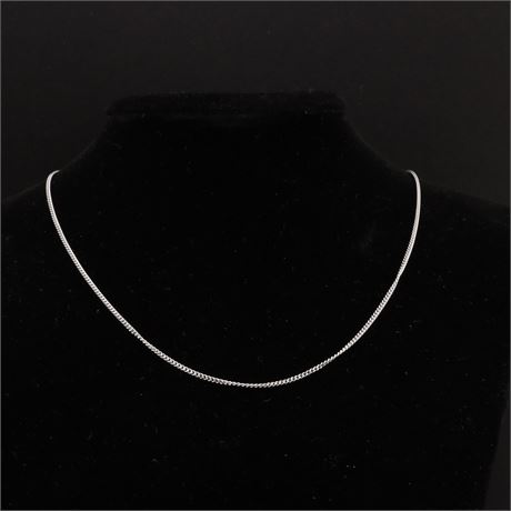 Kette 42 cm 42 CM, Silber 925 - ID: 3973-JWG