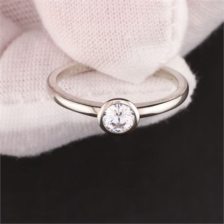 Ring Zirkonia, Silber 925, Weite 54 - ID: 5295-JWG