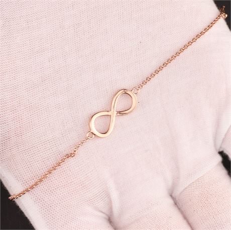 Armband rosé 15-20cm, Silber 925 - ID: 5260-JWG