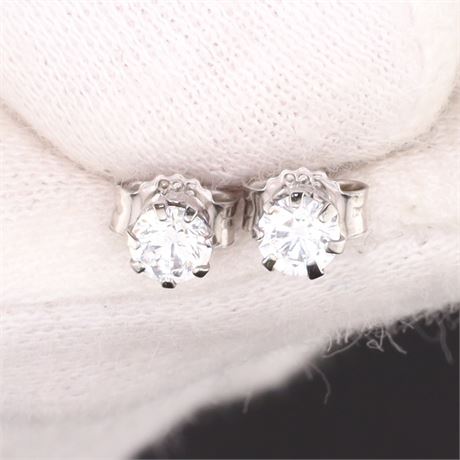 Ohrstecker Zirkonia, Silber 925 - ID: 655-JWG