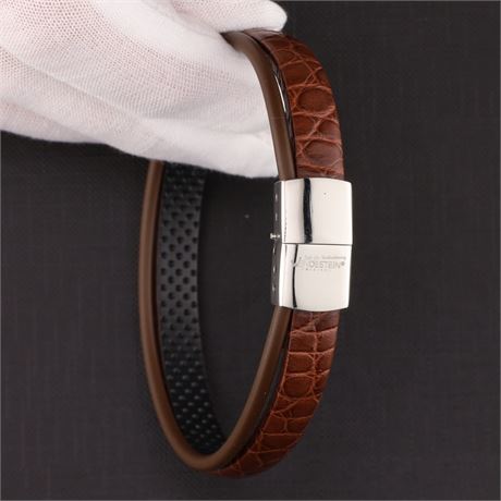 Armband Alligator braun - ID: 3935-JWG