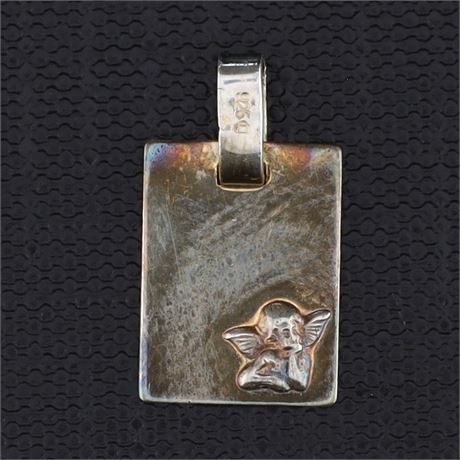Anhänger 12 MM, Silber 925 - ID: 3303-JWG