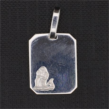 Anhänger Gravurplättchen, Silber 925 - ID: 3324-JWG