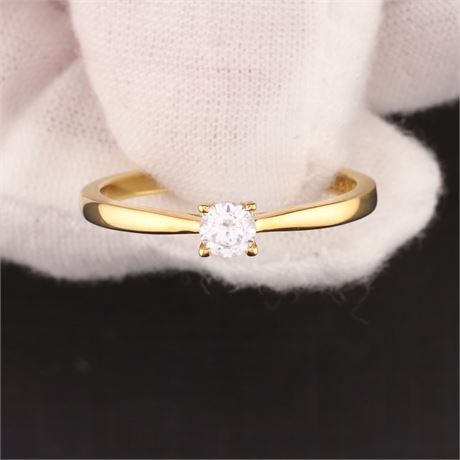 Ring 4mm HE, Silber 925, Weite 58 - ID: 5154-JWG
