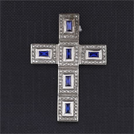 Anhänger Kreuz, Silber 925 - ID: 2675-JWG