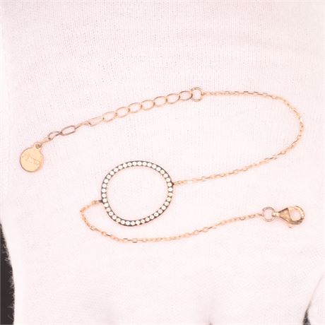 Armband Zirkonia rosé, Silber 925 - ID: 3907-JWG