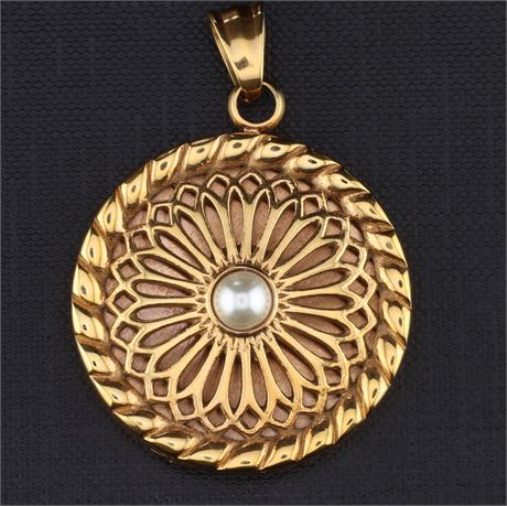 Traumfänger Medallion 316L Sta, Edelstahl - ID: 2878-JWG