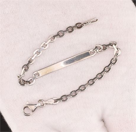 Schildarmband Anker, Silber 925 - ID: 3263-JWG