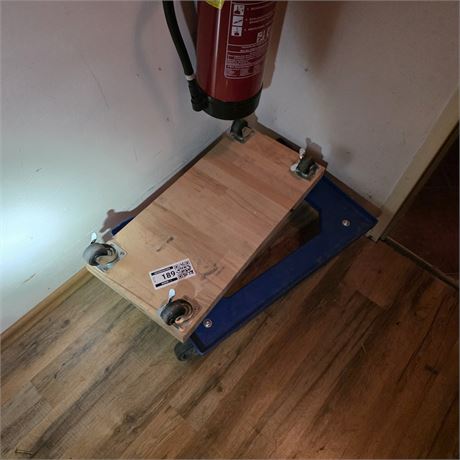 2 Transportwagen, Holzdeck und blau - ID: 189-RTS