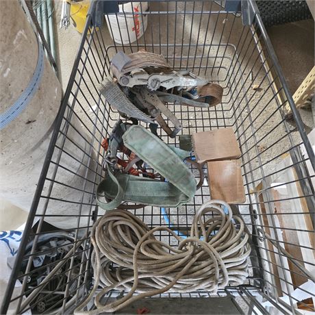 Posten Seile und Zurrgurte, verschiedene Ausführungen - ID: 522-REB