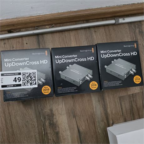 3x Blackmagicdesign Mini Converter UpDownCross HD - ID: 49-RTS