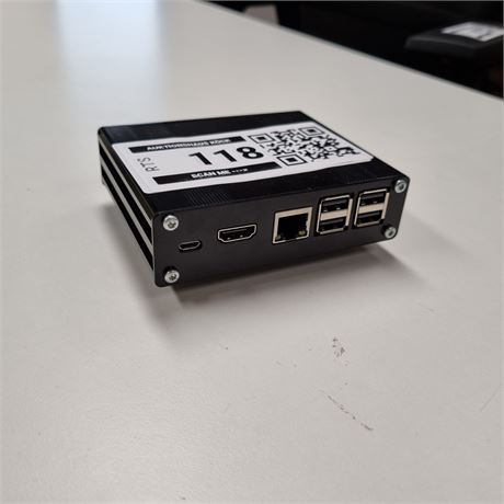 Raspberry Pi 3B+ Mini-PC im Gehäuse - ID: 118-RTS