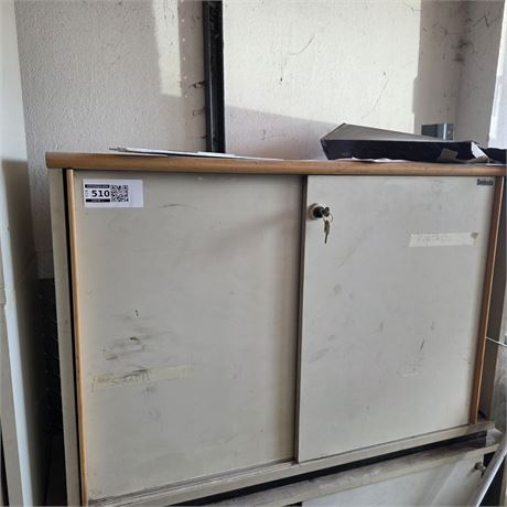 Svoboda Bürokasten Schiebetürschrank, 106 x 74 x 46 cm - ID: 510-REB