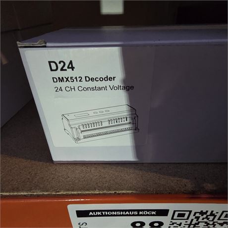 DMX512 Decoder D24, 24 Kanal Constant Voltage - ID: 88-RTS