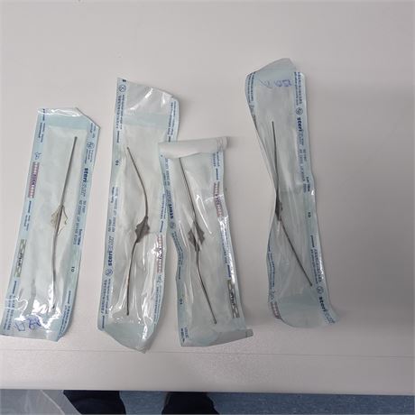 4 Kieferhöhlensonden, Metall, doppelendig - ID: 243-ZUP